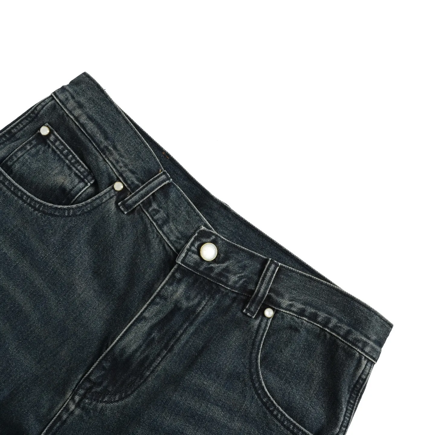 Louis Vuitton/Louis Vuitton 25ss presbyopic embossed denim shorts